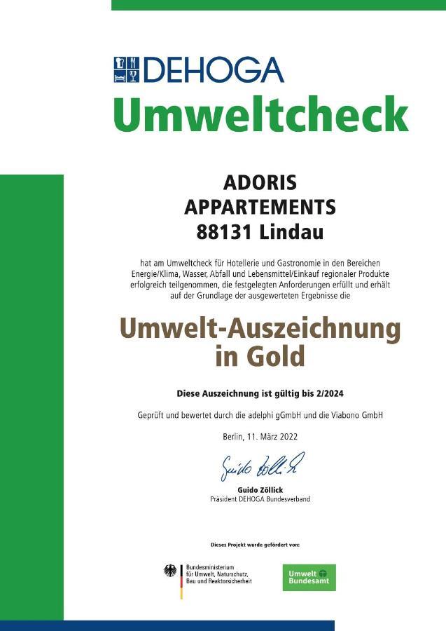 Adoris Appartements Im Lotzbeckpark Am See "Nachhaltiges Wohnen In Lindau" Lindau  Zewnętrze zdjęcie